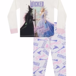 Wicked Pyjamas, Elphaba And Glinda Girls Pyjamas, Cotton Girls' Pyjama Sets, Ages 2 To 10 Years