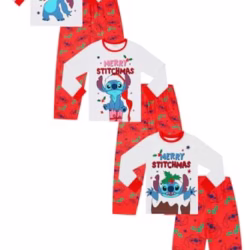 Disney Lilo and Stitch Merry Stitchmas Matching Family Pyjamas Xmas Mens Womens Boys Girls Pjs