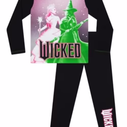 WICKED Movie Girls Pyjamas | Glinda And Elphaba Girls' Pyjama Sets | PJs For Kids | Ages 6 To 12 Years