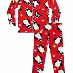 Harry Bear Christmas Pyjamas, Penguin Adults And Kids Pjs, Matching Family Christmas Pjs, Matching Xmas Pjs