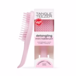 Tangle Teezer Mini Ultimate Detangler - For Wet & Dry Hair - Detangling Brush for All Hair Types - Perfect Brush For Kids & Travel - Millenial Pink