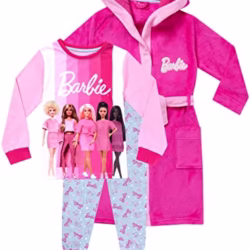 Barbie Girls Dressing Gown And Pyjamas