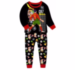 Boys Pajamas Ronaldo No.7 Fans Cotton Homewear Pyjama Set Long Sleeve Casual Pjs Set
