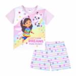 Gabby's Dollhouse Girls Pyjamas | Girls Short Pjs Set | Girls Nightwear Gift Merchandise