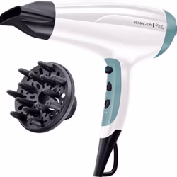 Remington Shine Therapy Hair Dryer (Ionic, 90% more Ions for Frizz Free Shine, Powerful, Fast Professional Drying, Diffuser, Concentrator, 3 Heat / 2 Speed Settings, Cool Shot, 2300W) D5216