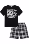 There's a 99% Chance I'm Hungry Cotton Woven Short Pyjamas