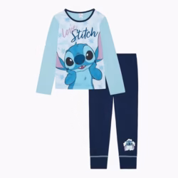 Disney Lilo and Stitch Girls Pyjamas PJs Set, Ages 5 to 15 Years Old