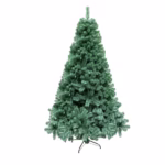 Shatchi 5FT / 1.5M Alaskan Pine Green Artificial Christmas Tree Bushy, 390 Tips Xmas Home Decorations, PVC, 150CM / 5FT Green
