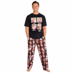 Disney Men Pyjamas Set Nightwear T-Shirt & Bottoms PJs Grumpy Lounge Set for Men and Teenagers S-3XL - Gifts for Him