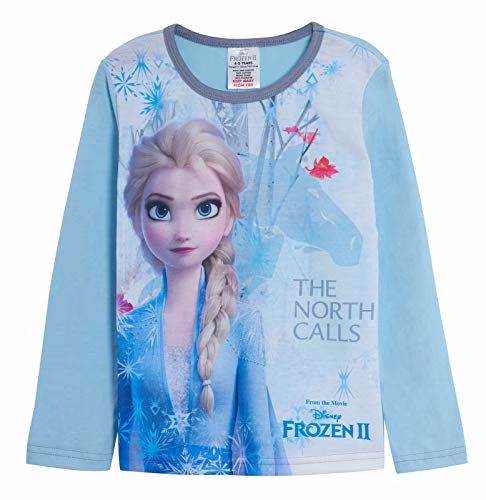 Disney Frozen Girls Long Pyjamas Pjs - Image 2