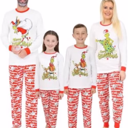 The Grinch Grinchmas Matching Family Christmas Long Pyjamas
