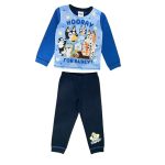 Bluey Boys or Girls Pyjamas, 2 Piece Set featuring, Bingo, Mum, Dad & Friends Hooray, Blue Age 18 Months - 5 Years