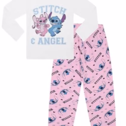 Disney Girls Lilo & Stitch Long Stitch and Angel Pyjama Set