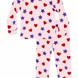 Harry Bear Childrens Fleece Pyjamas, Stars Girls And Boys Pyjama Sets, Super Soft Kids Pyjamas
