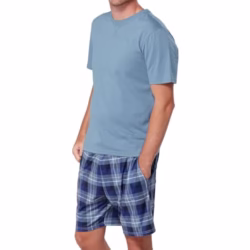 The Essentials Wardrobe Mens Pyjamas Shorty Short Sleeve Set Nightwear Pjs Loungewear Jersey Size S-4XL