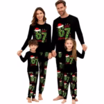 Matching Christmas Pjs for Family,Christmas Pjs 67 Meme Pyjamas Set Sleepwear Six Seven Number 6 7 Christmass Long Sleeve Pjs Jumper 2025 Tops and Pants 2 Piece Outfit