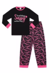 Girls I'm Not Always SASSY Sometimes I Sleep Cotton Long Pyjama Set