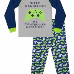 Harry Bear Gaming PJs | Boys’ Pyjama Sets | Gamer PJs | Gaming Merchandise | Ages 6 To 13 Years