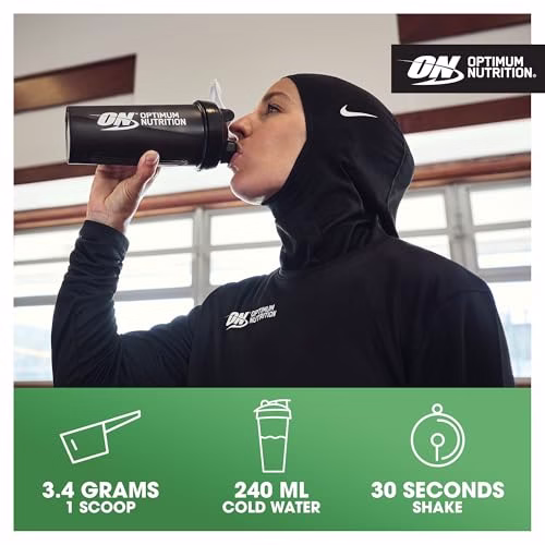 Optimum Nutrition Micronised Creatine Powder, 100% Pure Creatine Monohydrate Powder for Performance and Muscle Power, Unflavoured Shake, 186 Servings, 634 g - Image 4