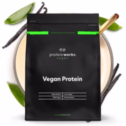 Protein Works - Vegan Protein Powder, Vanilla Crème, 33 Servings, 100% Plant Based & Natural, Premium Multi-Protein Blend, Low Fat Shake, Low Calorie Shake, 1kg