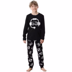 The Essentials Wardrobe Boys Pyjamas Pjs Nightwear Set Loungewear Cotton Long Sleeve 8-13 Years