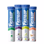 Fast&Up Reload – Variety Pack – 80 Effervescent Tablets – Instant Electrolytes for Rapid Hydration & Energy - Added Vitamin C & B12 for Performance, Wellbeing, Travel & Recovery – Vegan