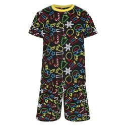 Boys Short Pyjamas Christmas Festive Kids PJ Sets Nightwear 9 to 16 Years