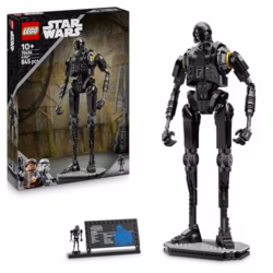 LEGO Star Wars 75434 K-2SO Security Droid Figure - Posable Play & Display Building Toy - Collectible Model Kit incl. an Information Plaque - Gift for Boys, Girls & Adult Andor Fans