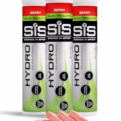 Science in Sport Hydro Electrolyte Tablets 60 pcs. Berry – Vegan & Gluten-Free, Ideal to Promote Hydration and Maintain Electrolytes Balance (Packaging May Vary)