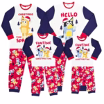 Bluey Christmas Family Pyjamas Mens Ladies Kids Xmas Nightwear