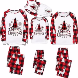2025 Christmas Pyjamas Matching Sets for Pjs Pajamas Set Women Men Kid Boy Girl Xmas Tree Sleepwear Nightwear Jammies Outfits Soft Gifts Presents Family Portrait Photo Group Photograph