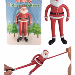 MBB Stretchy Father Christmas - Fun Present Stocking Filler - Secret Santa Gift