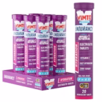 Applied Nutrition Endurance Hydration Electrolyte Tablets - 400mg Electrolytes per Serving – 120 Effervescent Tablets, Sugar Free, Low Calorie, Added Vitamin C Boost Performance – Vimto