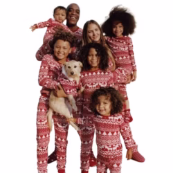 Christmas Pajamas for Family, Matching Family Christmas Pyjamas Set, Xmas Nightwear Christmas Pjs for Family Womens Mens Adults Kids Baby Dog