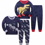Boys Pyjamas Sets - Cotton Dinosaur/Space/Chistmas Themed Pyjamas -Long Sleeve Boys Pjs for Children Kids Dinosaur Gifts Kids Clothes
