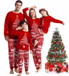 Christmas Matching Pajamas for Family, Matching Family Christmas Pyjamas Set, Couple Matching PJs Set, Xmas Sleepwear Nightwear for Women Men Adult KID
